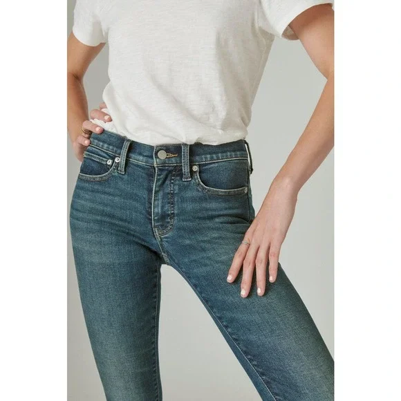 Lucky Brand Mid Rise Skinny Fit Sweet Jean, Women's Size 8/29R - Blue - Picture 3 of 15